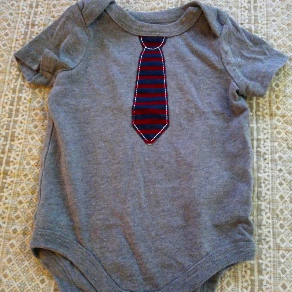 Faux formal onesie